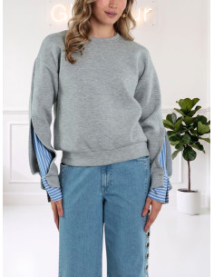 Felpa riporto camicia 10355808