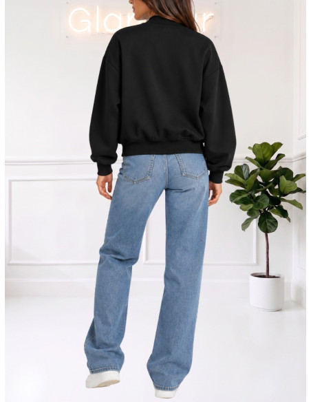 Giacca Bomber con Zip Nero | Vero Moda