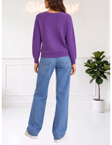 Maglioncino Donna Scollo a V Lilla | Vero Moda