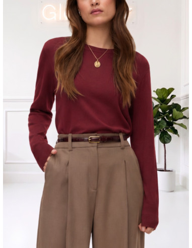 Maglioncino Donna Girocollo Vino | Vero Moda