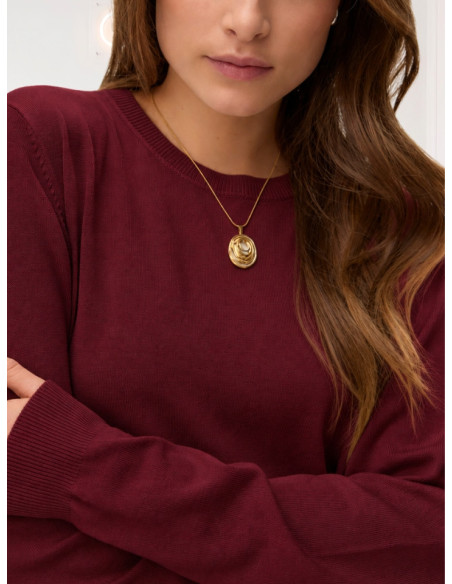Maglioncino Donna Girocollo Vino | Vero Moda