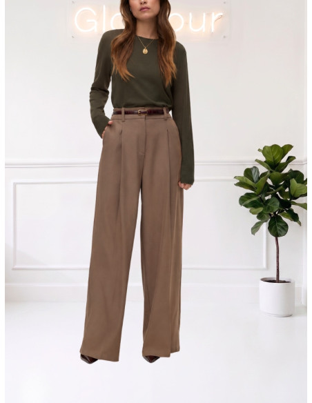Maglioncino Donna Verde Militare Girocollo | Vero Moda