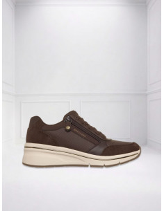 Sneakers Billion Flex Luxe Up Cioccolato Skechers | Glamour Shop