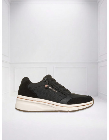 Sneakers Billion Flex Luxe Up Nero Skechers | Glamour Shop