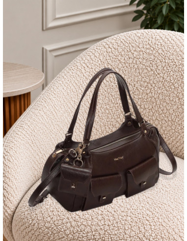 Borsa a braccio con tasche MORO