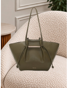 Borsa Shopper Grande Verde Militare | Mimi-Muà