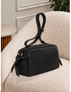 Camera Bag pelle martellata