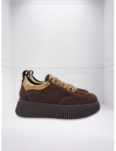 Sneakers Grenoble Moro Platform e Dettagli Oro | Lorenzo Mari