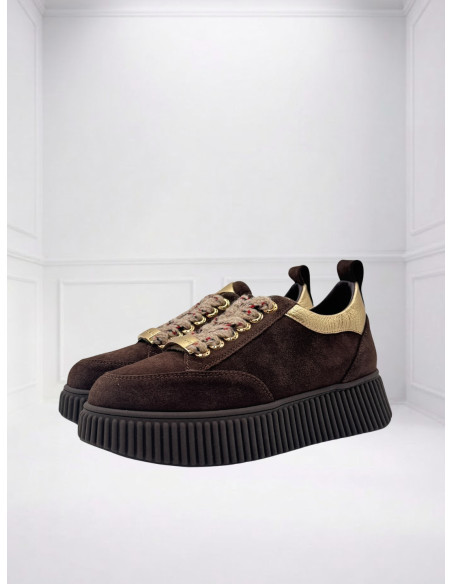 Sneakers Grenoble Moro Platform e Dettagli Oro | Lorenzo Mari