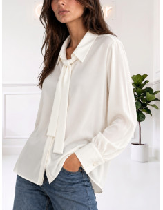 Camicia con fusciacca LATTE