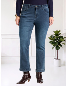 Jeans a Trombetta Denim a Vita Alta | Elena Mirò