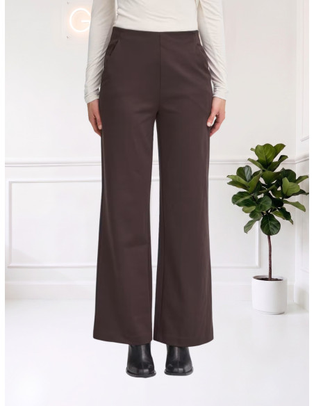 Pantaloni Wide Leg Moro in Maglia | Ichi