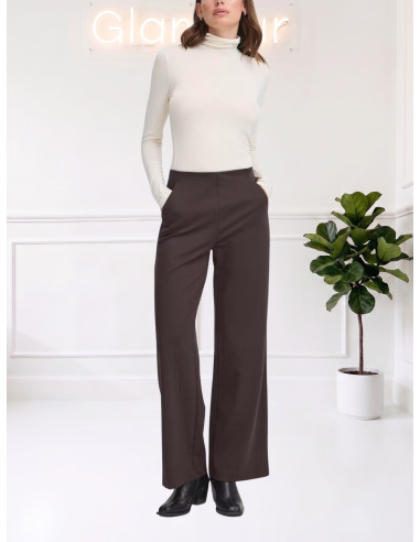 Pantaloni Wide Leg Moro in Maglia | Ichi