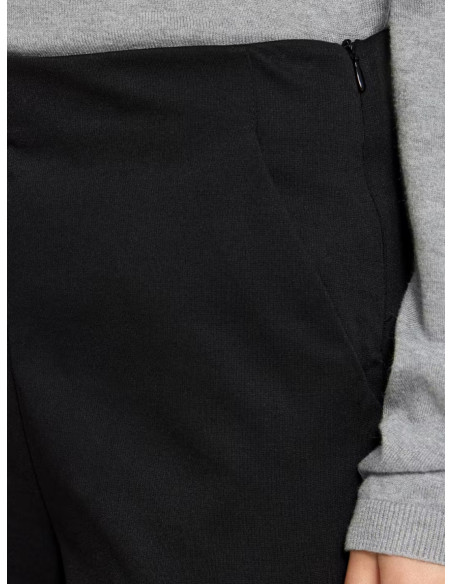 Pantalone wide NERO in maglia 20123476