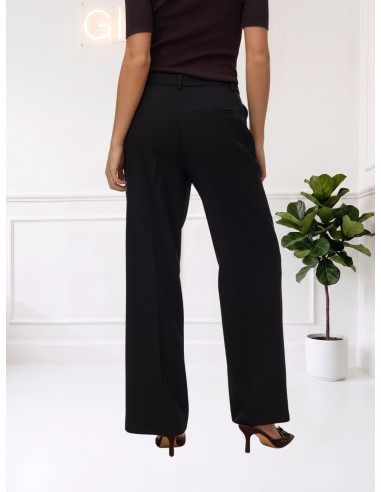 Pantaloni Wide Leg Eleganti Neri Donna | Vero Moda