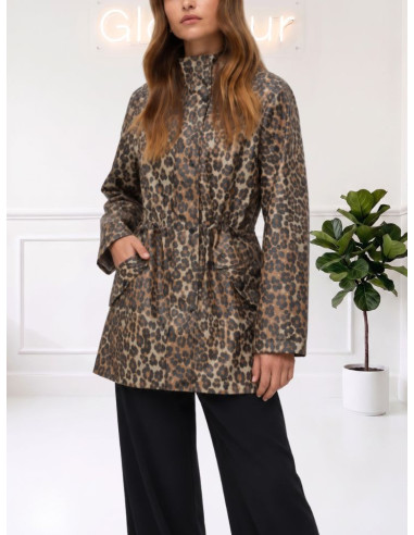 Giacca Impermeabile Maculato Donna con Coulisse | Vero Moda