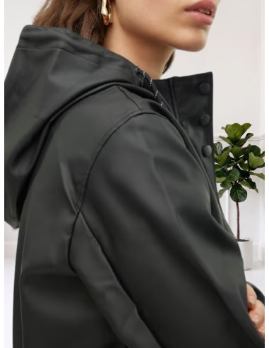 Giacca Impermeabile Cerata Nera Donna | Vero Moda