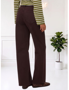 Jeans wide color CHOCOLATE TORTE 10288257