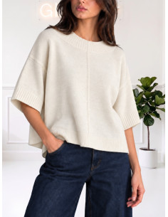Maglia Oversize Naturale Donna | King Kong