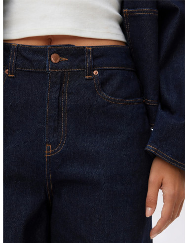 Jeans barrel denim scuro 10336845