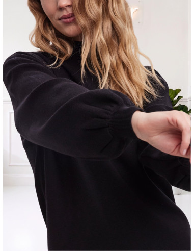 Vestito in Maglia Nero con Collo Lupetto | Vero Moda