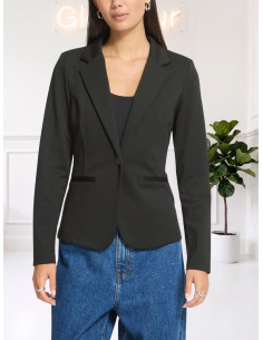 Blazer in Maglina Nero Elegante Donna | ICHI