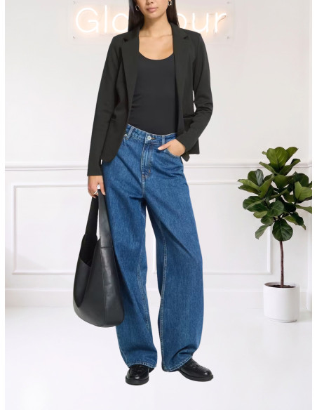 Blazer in Maglina Nero Elegante Donna | ICHI