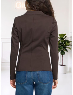 Blazer in Maglina Testa di Moro Donna - ICHI