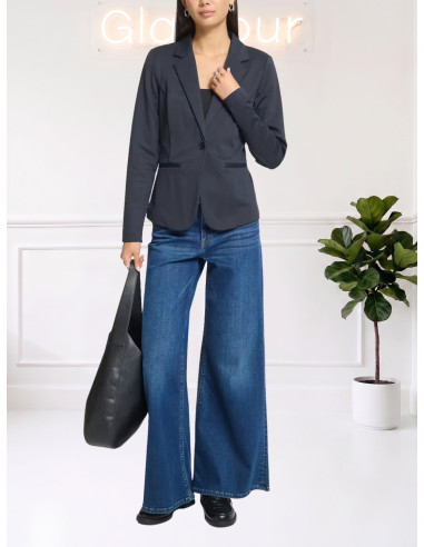 Blazer in maglina BLU 20101801