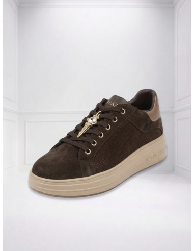 Sneakers Platform Moro con Strass Donna | ApePazza