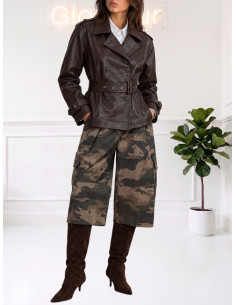 Bermuda Cargo Oversize Camouflage Militare - Motel