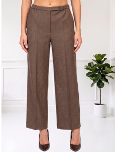 Pantalone dritto con piega