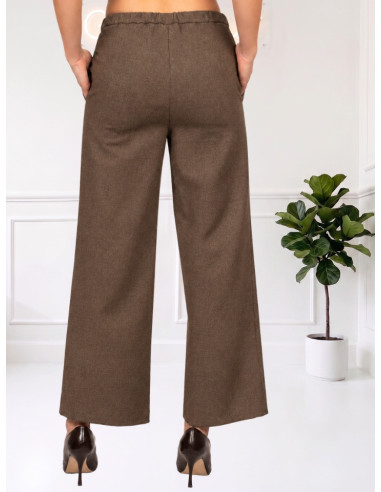 Pantalone Dritto con Piega Moro | Tensione In