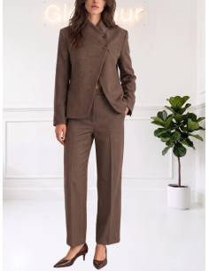 Pantalone Dritto con Piega Moro - Tensione In