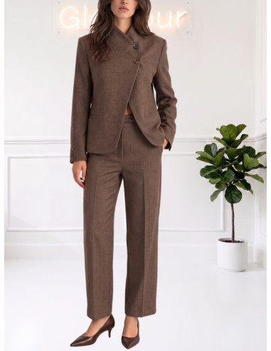 Pantalone Dritto con Piega Moro | Tensione In