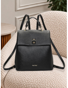 Zaino Donna Nero con Chiusura a Giro | Mimi-Muà