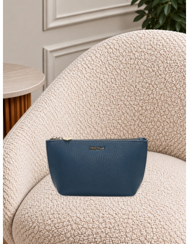 Set 3 Beauty Case e Pochette Petrolio | Mimi-Muà