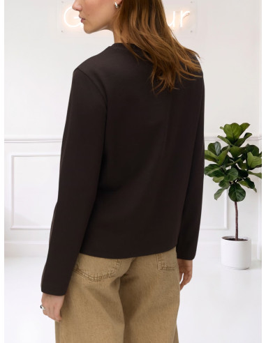 T-Shirt Oversize Manica Lunga Moro Donna | Vero Moda
