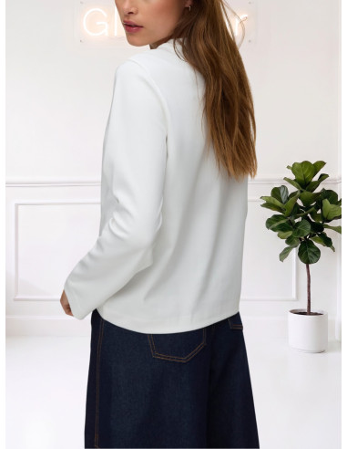 T-Shirt Oversize Bianca a Manica Lunga | Vero Moda