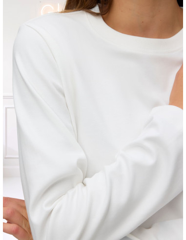 T-Shirt Oversize Bianca a Manica Lunga | Vero Moda