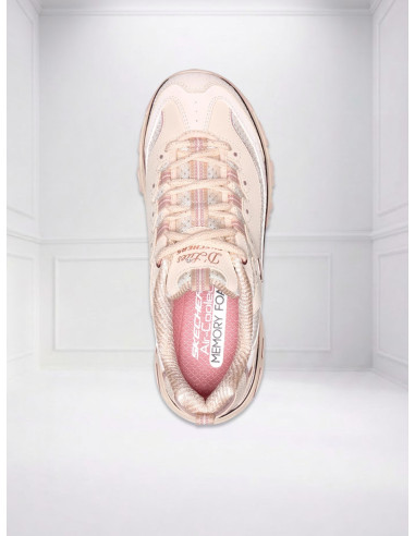 Sneakers D'Lites Chrome Wave Naturale | Skechers