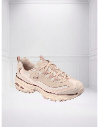 Sneakers D'Lites Chrome Wave Naturale | Skechers
