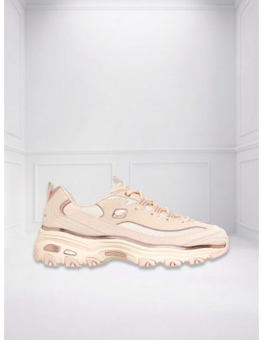 Sneakers D'Lites Chrome Wave Naturale | Skechers
