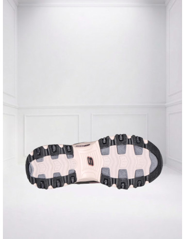 Sneakers D'Lites Chrome Wave Nere Donna | Skechers
