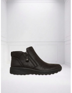 Stivaletti Lovely Vibe Neri con Zip Donna | Skechers