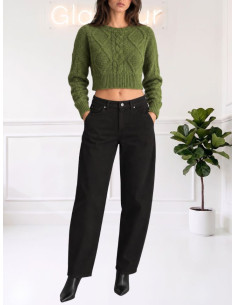 Jeans Nero BARREL A26LH208