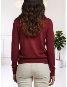 Maglioncino bottoni laterali ROSSO 10347124
