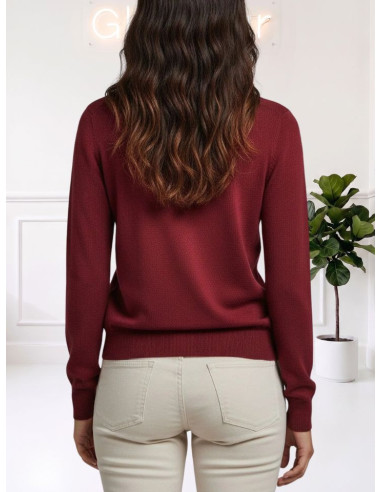 Maglioncino bottoni laterali ROSSO 10347124