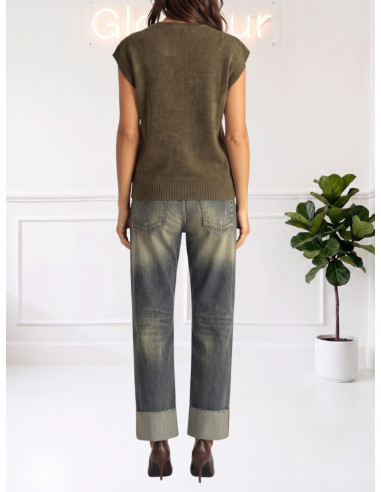 Gilet scollo a V MILITARE 535310681