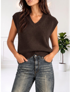 Gilet scollo a VMORO 535310681